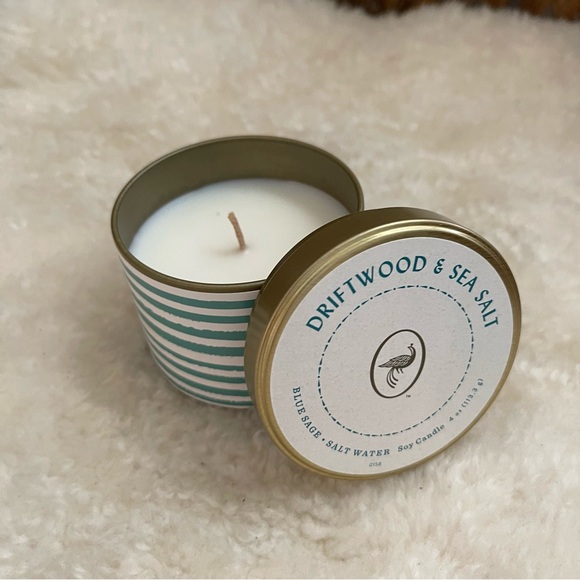 NWT Opalhouse Driftwood & Sea Salt Soy Candle - Picture 2 of 3